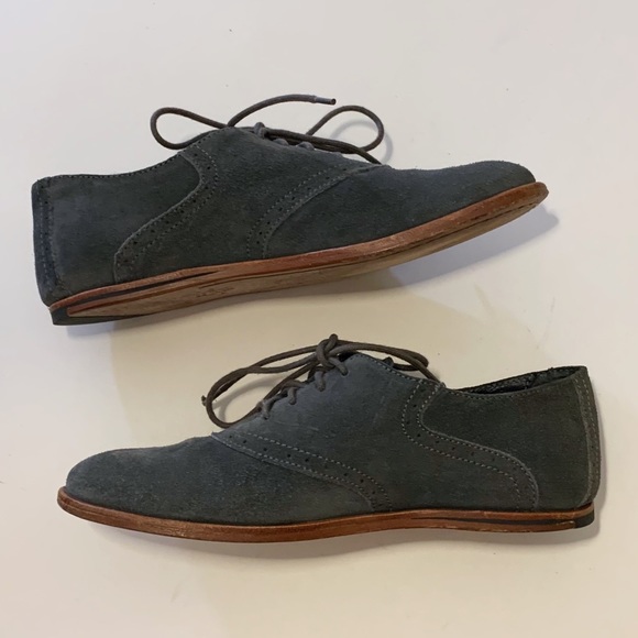 Opening Ceremony Gray Suede Oxfords - Picture 3 of 8